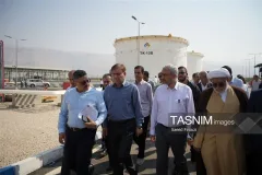 بازدید وزیر اقتصاد از پالایشگاه سرمایه‌گذاری خارجی با تولید روزانه یک میلیون لیتر بنزین در عسلویه