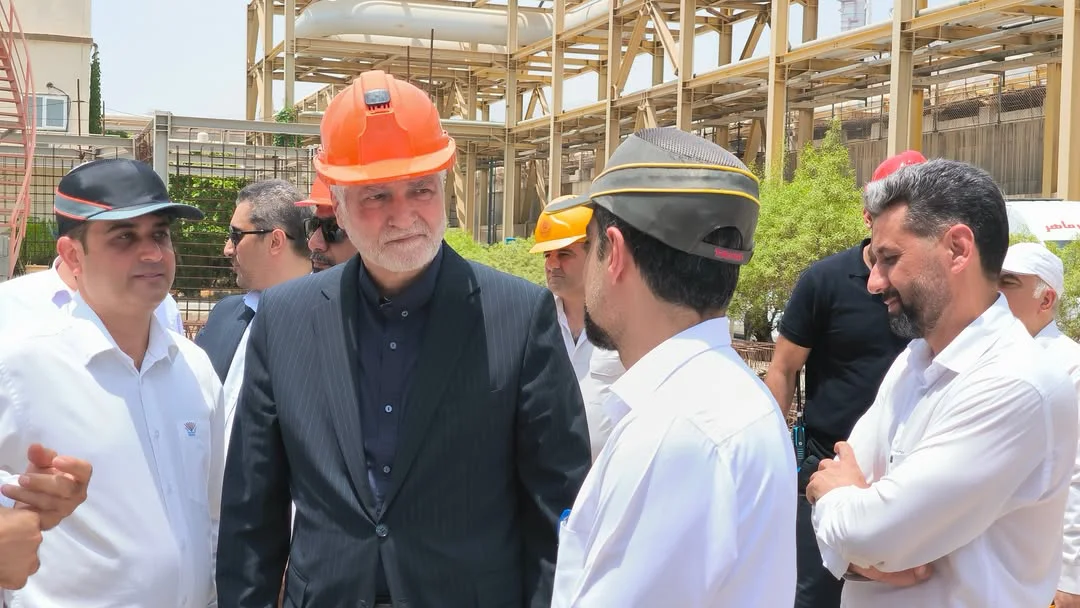 حضور میدانی مدیرعامل پتروشیمی مروارید در واحدهای اتیلن و MEG