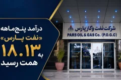 درآمد «نفت پارس» در ۵ ماه به ۱۸.۱۳ همت رسید