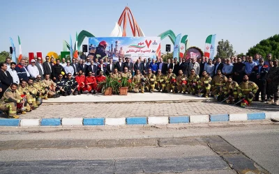 تجلیل از آتش‌نشانان پتروشیمی بندرماهشهر در حضور مدیرعامل شرکت ملی صنایع پتروشیمی