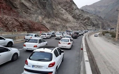 ترافیک سنگین در جاده‌های کندوان، هراز و سوادکوه؛ هشدارهای پلیس راه مازندران