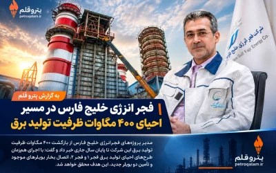 فجر انرژی خلیج فارس در مسیر احیای ۴۰۰ مگاوات ظرفیت تولید برق