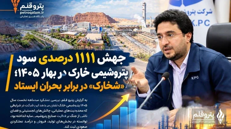 جهش ۱۱۱۱ درصدی سود پتروشیمی خارک در بهار ۱۴۰۵؛ «شخارک» در برابر بحران ایستاد