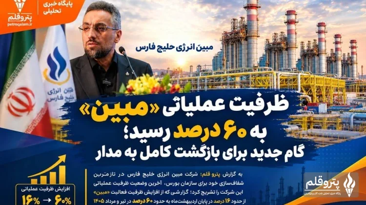 ظرفیت عملیاتی «مبین» به ۶۰ درصد رسید؛ گام جدید برای بازگشت کامل به مدار