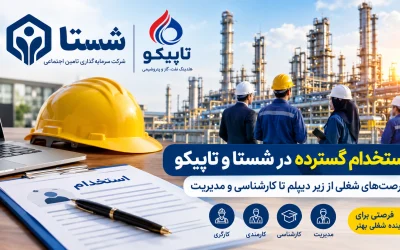 استخدام شستا و تاپیکو؛ فرصت‌های شغلی جدید در ۲۴ استان