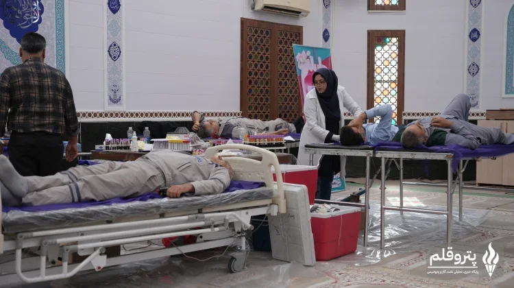 مشارکت پرشور کارکنان پتروشیمی بوعلی‌سینا در پویش اهدای خون؛ ۴۱ واحد خون اهدا شد