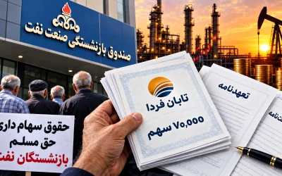 اعتراض بازنشستگان نفت به سهام تابان فردا؛ ابهام در مالکیت و اقساط