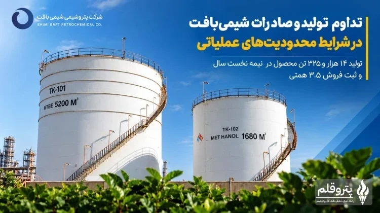 تداوم تولید پتروشیمی شیمی‌بافت؛ ثبت ۳.۵ همت فروش در نیمه نخست ۱۴۰۵