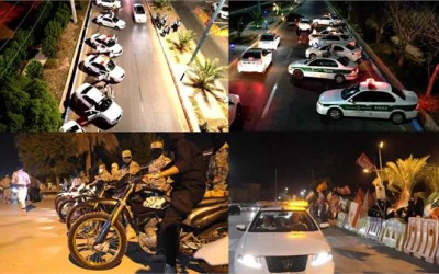 مانور مشترک فراجا، بسیج و حراست پتروشیمی بندرماهشهر برای ارتقای آمادگی امنیتی