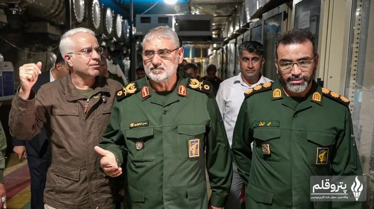 بازدید فرمانده سپاه خوزستان از پروژه‌های بازسازی فجر انرژی؛ تمرکز بر بازگشت ظرفیت تولید