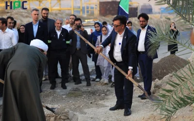 رویداد «هنگام مهر، هنگام رویش»؛ آغاز «گذر فرشتگان میناب» با کاشت بیش از هزار درخت در پارس جنوبی+عکس ها